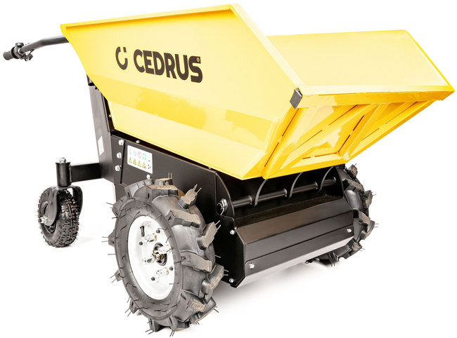 CEDRUS TA500 BATERIOVÝ STAVEBNÍ TRANSPORTÉR ZAHRADNÍ TRAKAŘ SKLÁPĚČ 48V 20AH 1000W - OFICIÁLNÍ DISTRIBUTOR - AUTORIZOVANÝ PRODEJCE CEDRUS