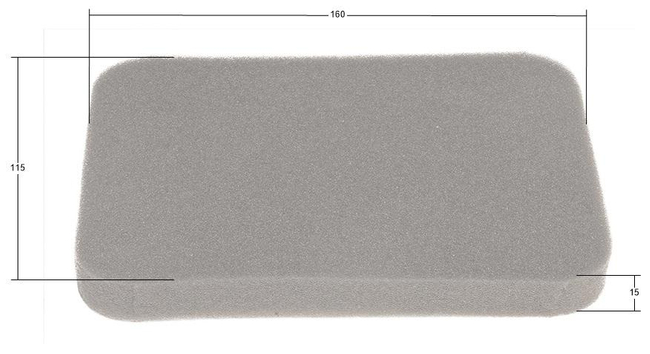 Filtr powietrza Loncin gąbka LC6500(D)-AS LC8000(D)-AS CZĘŚĆ ORYGINALNA