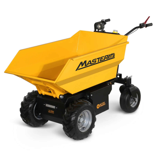 MasterCut AU-ED500 STAVEBNÍ TOYLER PŘEPRAVNÍK ZAHRADNÍ ELEKTRICKÝ NÁVĚS 48V, 32AH, 500KG