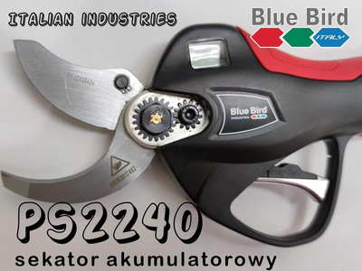 BLUE BIRD PS 22-40 / 2,5AH SEKATOR NOŻYCE DO ŻYWOPŁOTU OGRODOWY RĘCZNY DO GAŁĘZI ROŚLIN KRZEWÓW KRZAKÓW