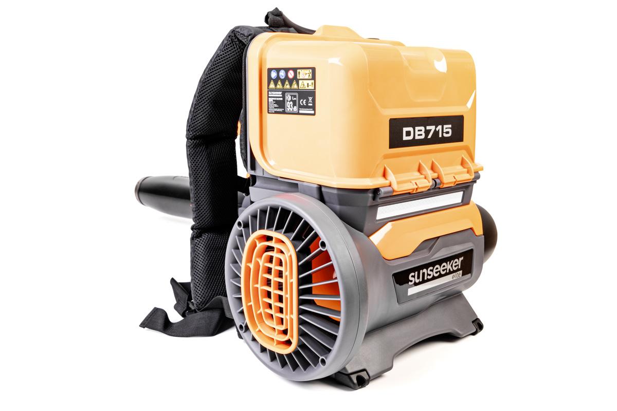Dmuchawa akumulatorowa Sunseeker DB715 – widok plecaka i turbiny