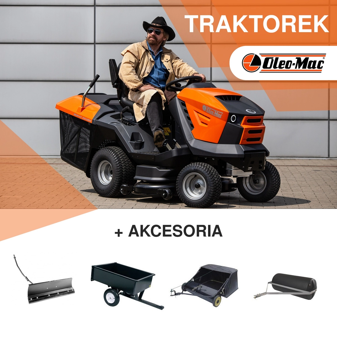 Oleo mac ride sales on mower prices
