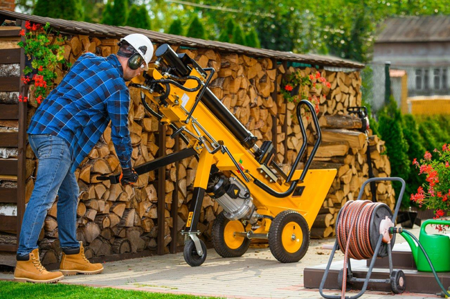 CEDRUS LS10 HYDRAULIC ELECTRIC WOOD SPLITTER CEDRUS CEDLS10V VERTICAL CHIPPER PRESSURE 22 TONS - EWIMAX - OFFICIAL DISTRIBUTOR - AUTHORIZED CEDRUS DEALER