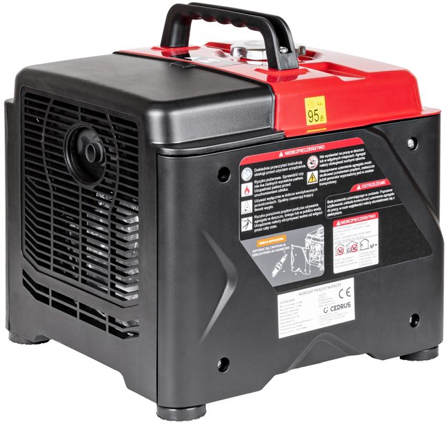 CEDRUS IN1200R AGREGAT GENERATOR INWERTOROWY PRĄDOTWÓRCZY INWERTEROWY WALIZKOWY 230V 1200W EWIMAX - OFICJALNY DYSTRYBUTOR - AUTORYZOWANY DEALER CEDRUS