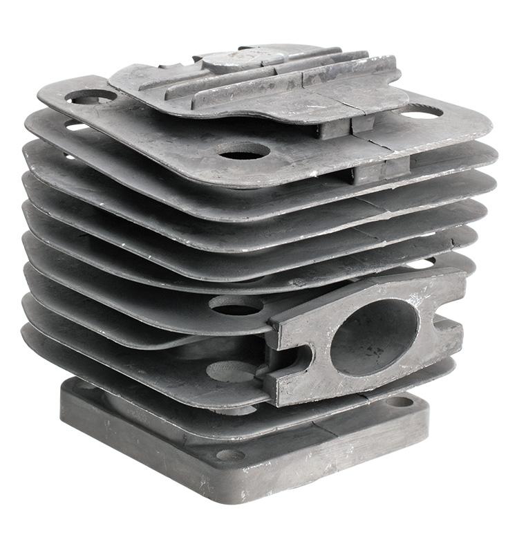 Cylinder CEDRUS do pilarki CEDPS40-16T widok z żebrami chłodzącymi