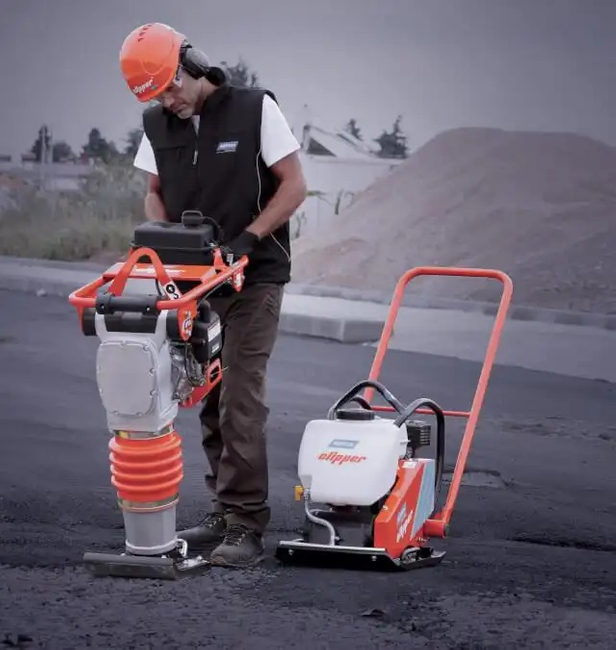 NORTON CLIPPER CR 16 GRADUATE SKIPPING COMPACTOR - 70kG HONDA GX120 + WHEELS - OFFICIAL DISTRIBUTOR - AUTHORIZED DEALER NORTON CLIPPER