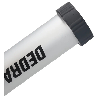 DEDRA 1201-10 Pistole na silikon, lepidlo a těsnicí hmoty, 300 ml, hliník