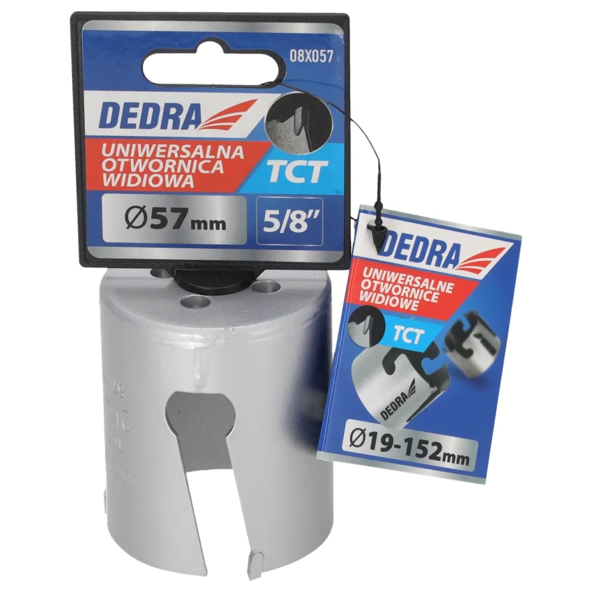 DEDRA 08X057 univerzální vrták TCT 57 mm, balení