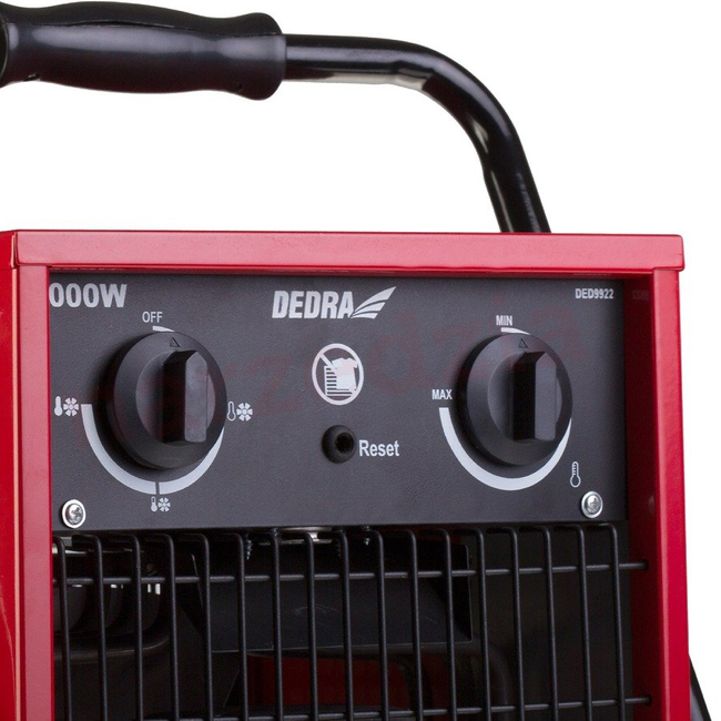 DEDRA DED9922 NAGRZEWNICA ELEKTRYCZNA PIEC DMUCHAWA 5KW EWIMAX OFICJALNY DYSTRYBUTOR - AUTORYZOWANY DEALER DEDRA