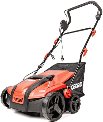 CEDRUS WE38 GREEN AREATOR 2-in-1 AERATOR + 2 ROLLERS 1800W / 38cm CEDWE38 - EWIMAX - OFFICIAL DISTRIBUTOR - AUTHORIZED DEALER CEDRUS