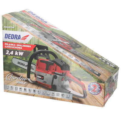 DEDRA DED8718 Pilarka spalinowa łańcuchowa piła motorowa 2,4kW 58cc 18" 45cm