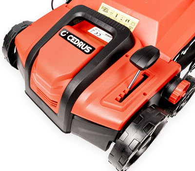CEDRUS WE38 GREEN AREATOR 2-in-1 AERATOR + 2 ROLLERS 1800W / 38cm CEDWE38 - EWIMAX - OFFICIAL DISTRIBUTOR - AUTHORIZED DEALER CEDRUS