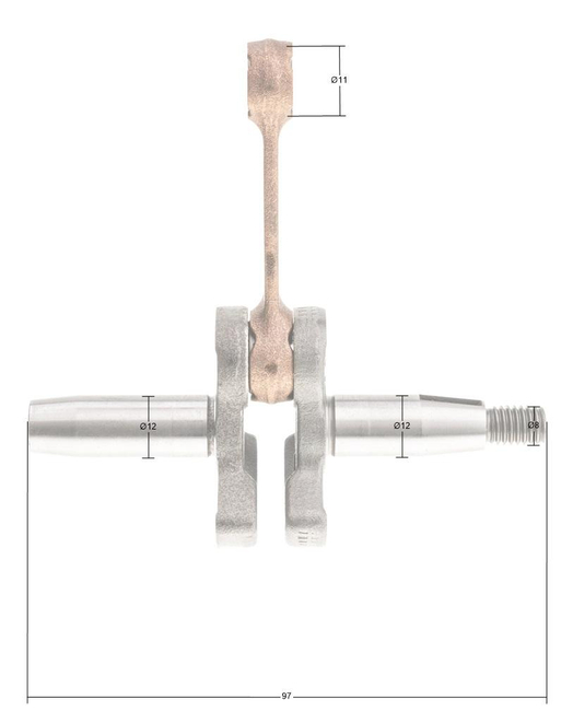 Klikový hřídel Mitsubishi TLE24 KD01053AA
