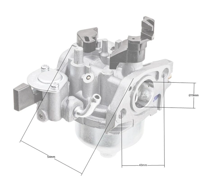 Loncin G200F karburátor bez primer EURO 2 ORIGINÁLNÍ DÍL 170020406-0004