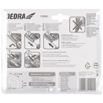 DEDRA 11Z001 Manual Upholstery Stapler 4–8 mm D53, Tacker for Upholstery