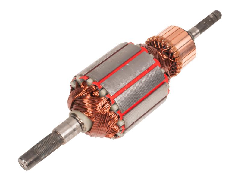 Rotor (armatura) silnika do Cedrus CEDRE02, kod 530497 — widok z komutatorem