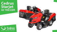 CEDRUS STARJET UJ 102/22H GARDEN TRACTOR SECO self-propelled lawn mower combustion 22hp / 102cm HYDROSTATIC - OFFICIAL DISTRIBUTOR - AUTHORIZED DEALER CEDRUS 