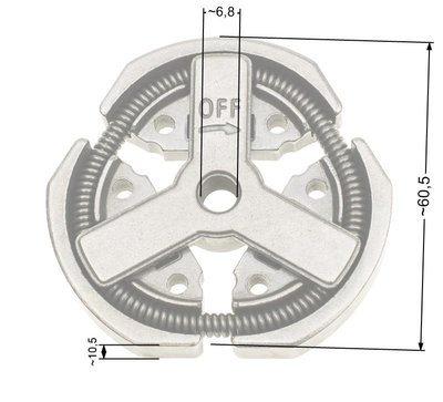 NAC CS3800 clutch market saw NZ298