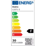 Dedra L1071-3 lampa warsztatowa LED 30W SMD na statywie, naświetlacz roboczy IP65