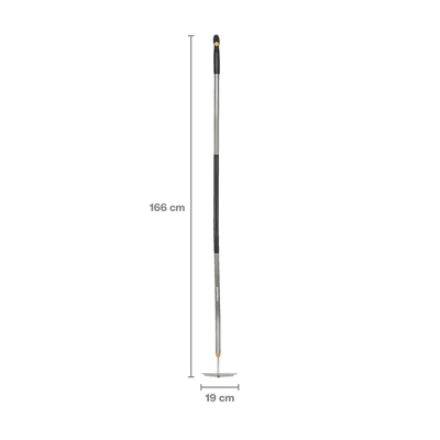 Fiskars Ergonomic 1076979 motyka ogrodowa z wygiętym trzonkiem do odchwaszczania