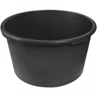 Circular construction tray 90l