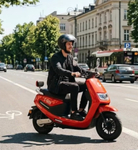 Cedrus Luyuan C-GO-5R-MB5 skuter elektryczny akumulatorowy motorower czerwony