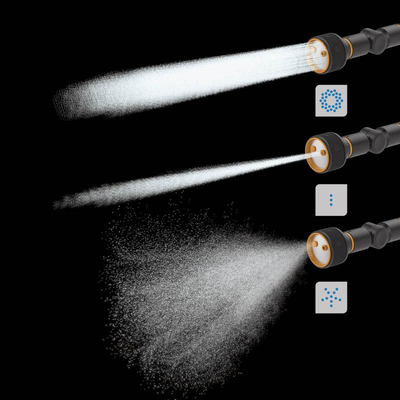 Fiskars Lanca zraszająca 3-funkcyjna 1065488 – regulowana lanca do podlewania ogrodu