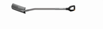 FISKARS Ergonomic 1025375 szpadel prosty szary 1067512 – łopata ogrodowa