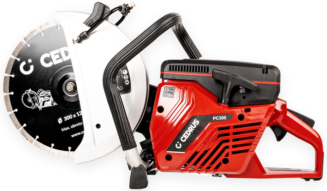 CEDRUS PC300 CONSTRUCTION SPRINKLING HAND CUTTING BRILLSHIP TO CONCRETE ASPHALT Ø 300mm 4KM - OFICIÁLNÍ DISTRIBUTOR - AUTORIZOVANÝ PRODEJCE CEDRUS
