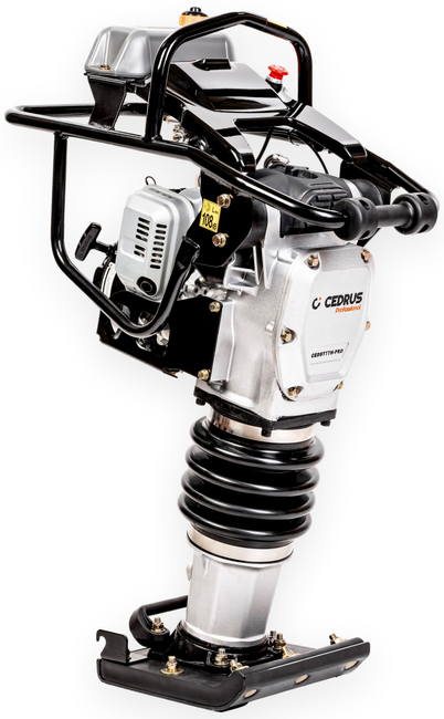 CEDRUS ST77H-PRO ZAGĘSZCZARKA SKOKOWA DO GRUNTU STOPA WIBRACYJNA HONDA UBIJARKA PŁYTOWA SKOCZEK 77kG + KOŁA TRANSPORTOWE GRATIS CEDRUS PROFESSIONAL CEDST77H-PRO - OFICJALNY DYSTRYBUTOR - AUTORYZOWANY DEALER CEDRUS