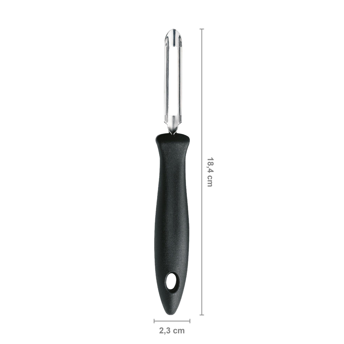 Skrobaczka do warzyw z ruchomą głowicą Essential 18,4 cm – lekka obieraczka AI