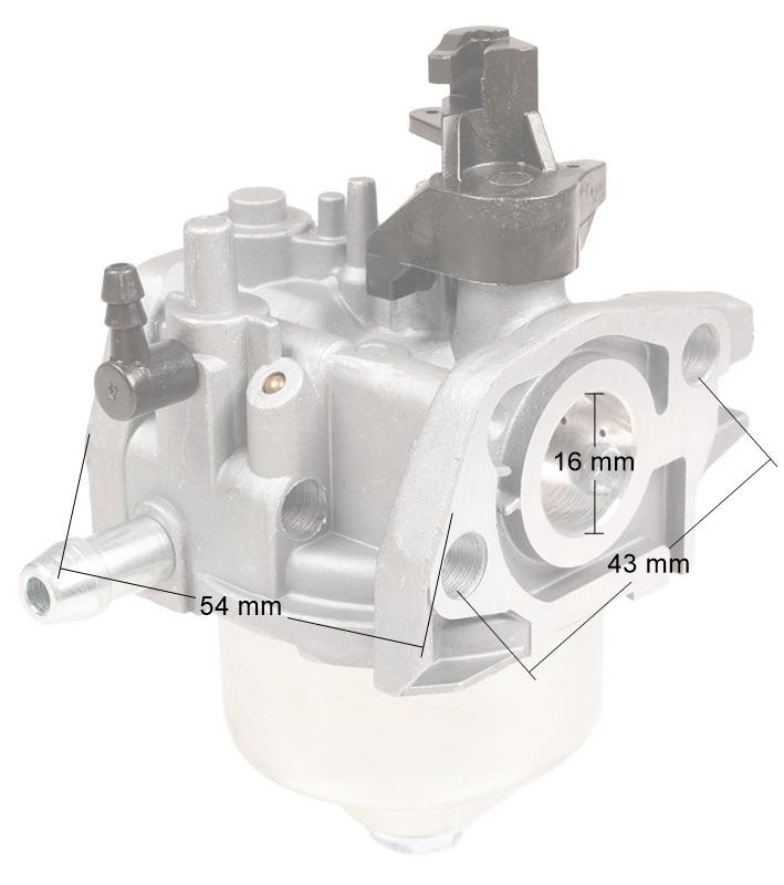 Gaźnik Rato silnik RV125 16100-Z3E0110-00A0 z wymiarami montażowymi