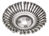 Kartáč na čištění dlažebních kostek pletený z drátu 200x0,50x25,4 mm ACC0183