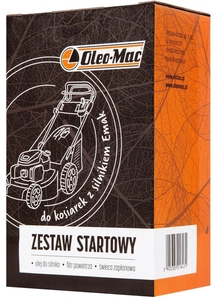 Oleo-Mac SERVICE START-UP KIT for mowers with OLEOMAC / EMAK / LONCIN / VICTUS / EFCO engine - AIR FILTER / IGNITION PLUG RN9YC Champion / ENGINE OIL 10W30 4T ENGINE OIL 10W30 SAE30 0,6 L for 4-stroke engines