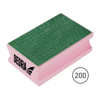 DEDRA FG0200 Kostka diamentowa ręczna 200, blok/pad do szlifowania gresu kamienia