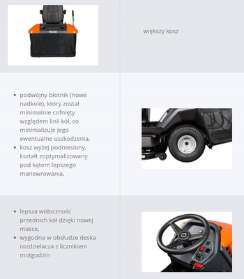 OLEO MAC OM 92/24 KH EXCLUSIVE GARDEN TREADER SPRINDING MOWER LUX 92cm / 24HP / PREMIUM VERSION 68129090 - OFFICIAL DISTRIBUTOR - AUTHORIZED DEALER OLEO-MAC