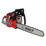 DEDRA DED8718P2 Gas-Powered Chain Saw, 2.4 kW, 58cc, 16/18" Wood-Cutting Chainsaw