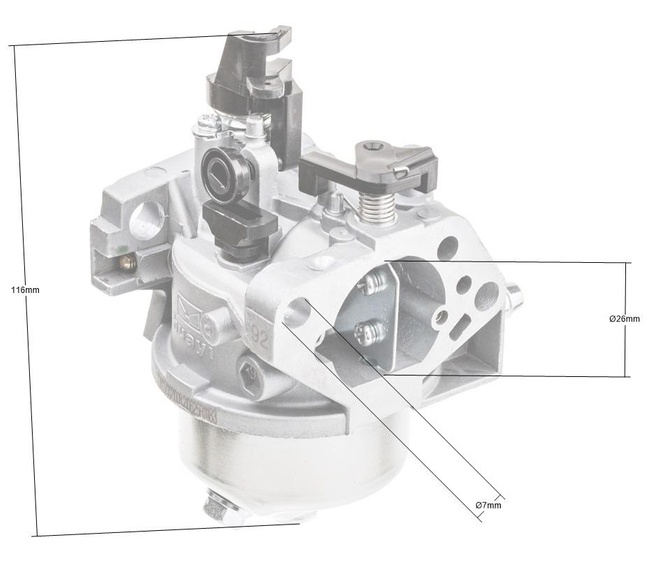 Gaźnik Loncin LC1P92F1 CZĘŚĆ ORYGINALNA 170021008-0001