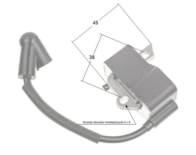 Oleo-Mac GS350 ignition module 490018