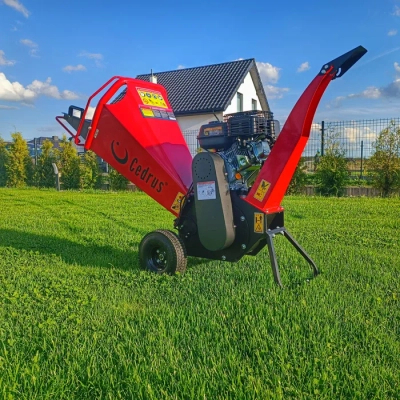 Cedrus RB02 rozdrabniacz spalinowy rębak do gałęzi 10 cm Loncin 6,5 KM