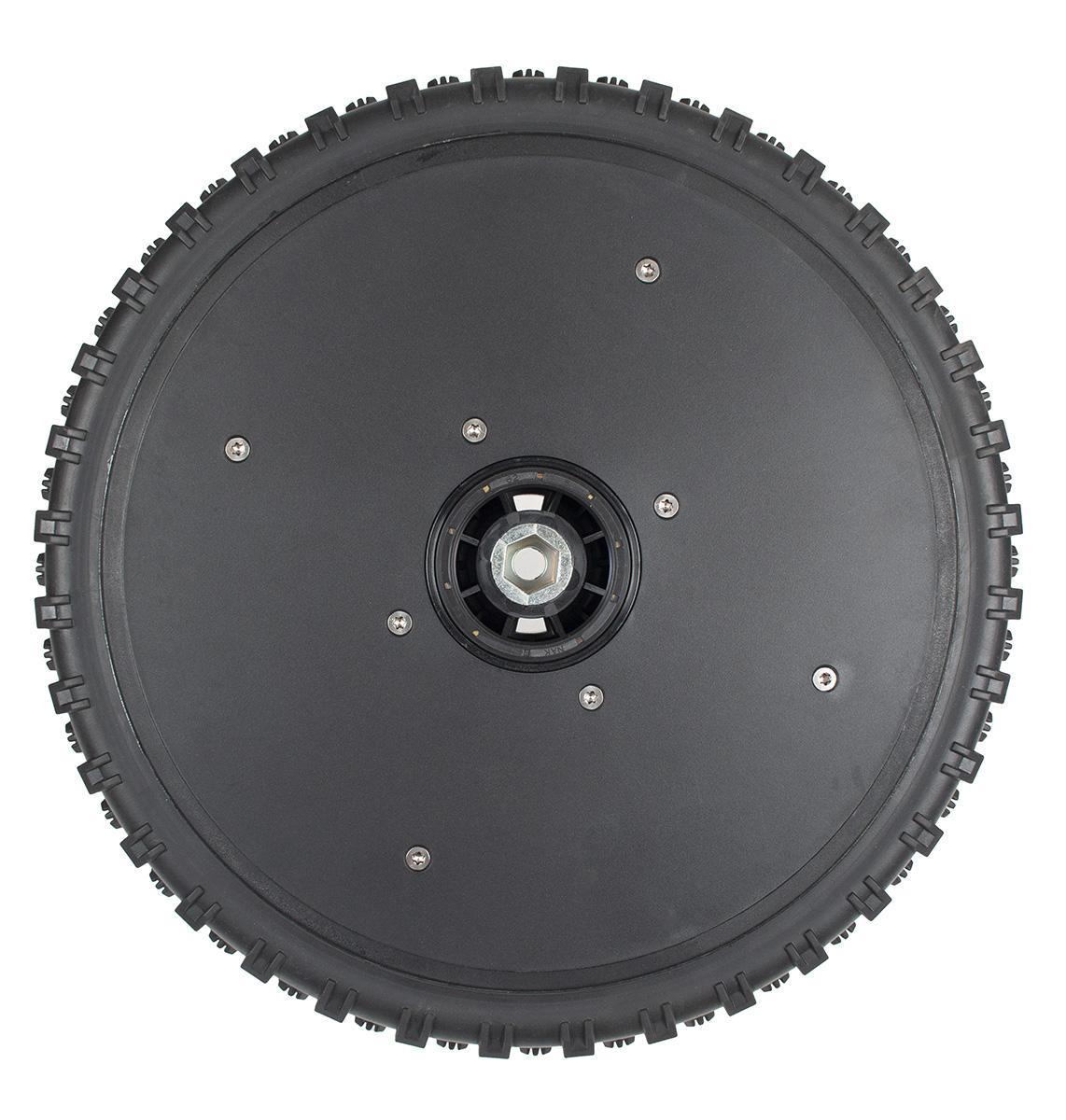 Koło kosiarki Wiper tył Trekker 042Z54800A_R widok z przodu