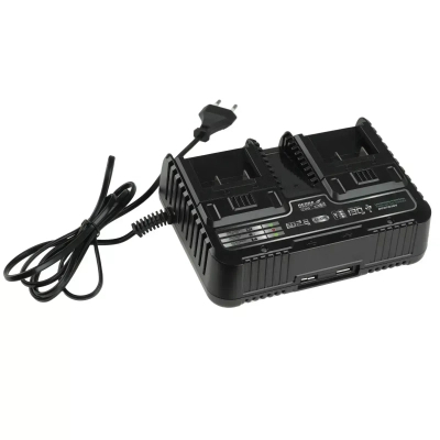 DEDRA SAS+ALL DED7038V ładowarka podwójna zasilacz 20V USB DED7032 DED7034 DED7035