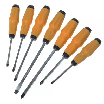 Set of CrV screwdrivers for beating,7pcs.