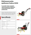 Odchwaszczarka spalinowa Cedrus SC02