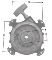 B&S 8HP Industrial Plus startér zam zam. 693900 390391 NZ540