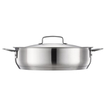 Brytfanna Fiskars All Steel 28 cm z pokrywką 1064749, stal nierdzewna 18/10, Ceratec™