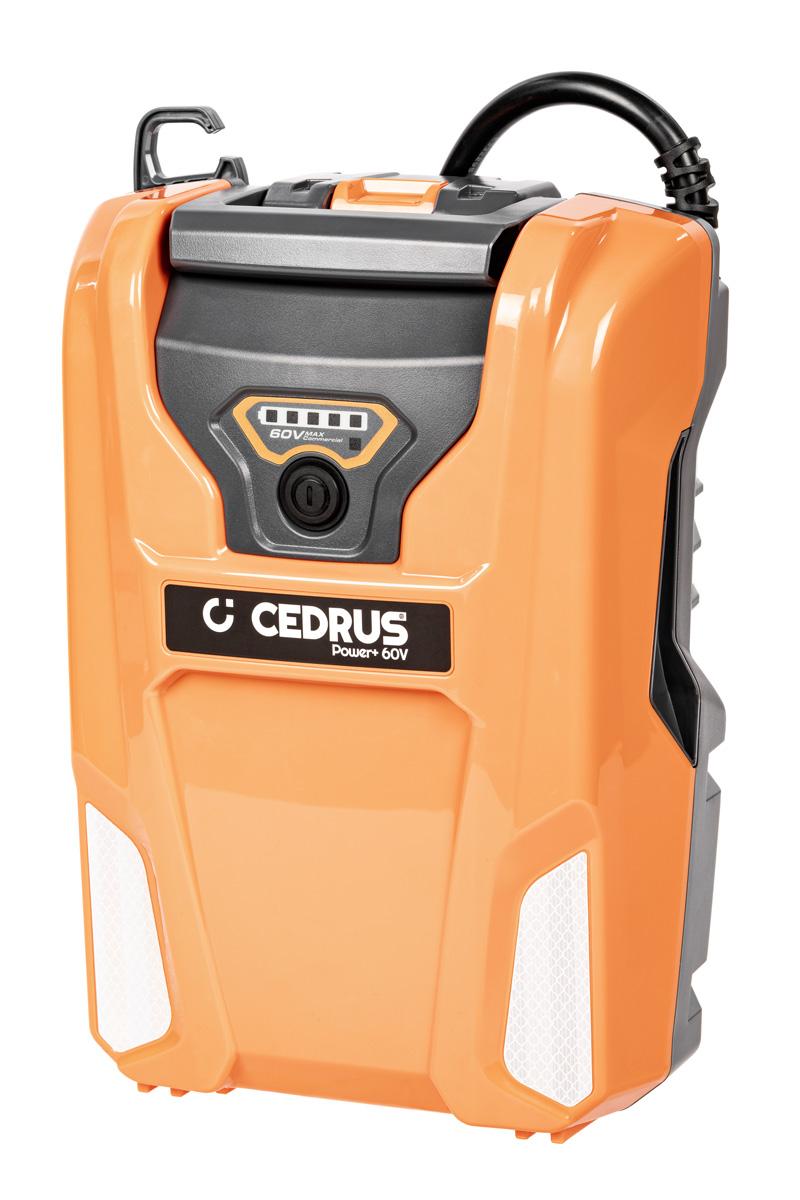 Bateria plecakowa Cedrus 15Ah 60V CEDP15 - widok przód