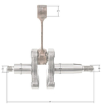 Kawasaki TJ27E crankshaft 49119-2230