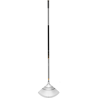 Metal leaf rake, fan-shaped Ergonomic 1076977