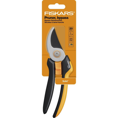 Fiskars Sekator nożycowy Solid P341 1057164 bypass do gałęzi świeżych 20 mm